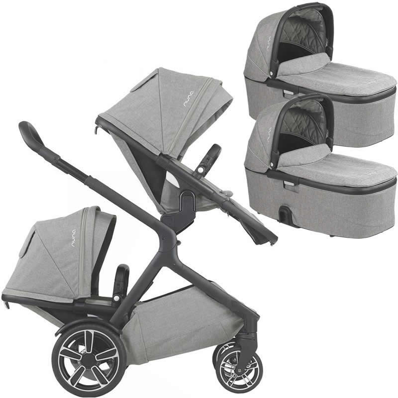 nuna twin pram