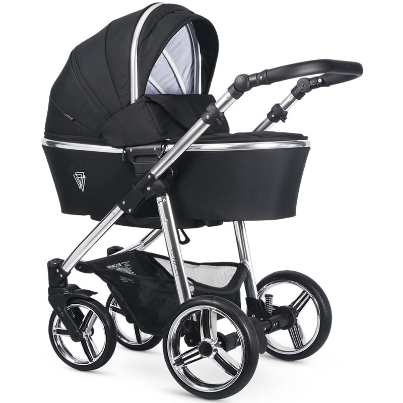 black venicci pram