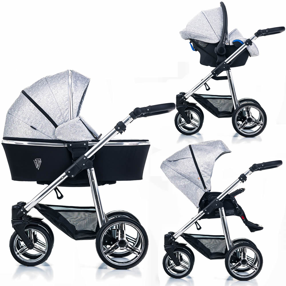 venicci pram silver spark