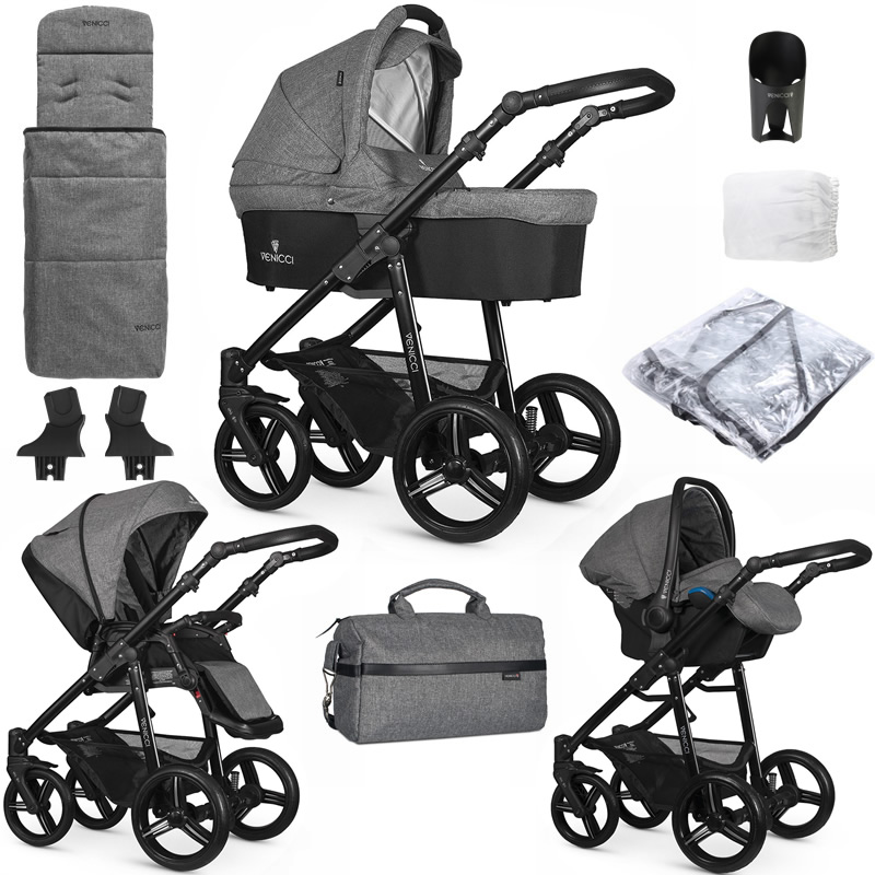 venicci grey pram