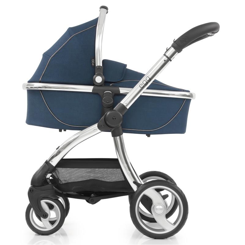 deep navy egg pram